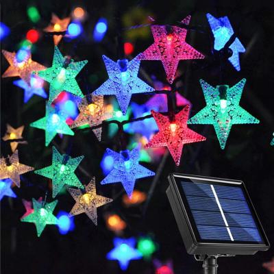 Солнечная звезда String Lights 21Ft 30LED Twinkle Fairy Lights Home Garden Decor
